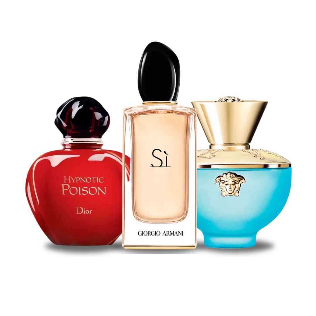 Set 3 parfumuri HYPNOTIC POISON, SÌ și DYLAN TURQUOISE 100 ml