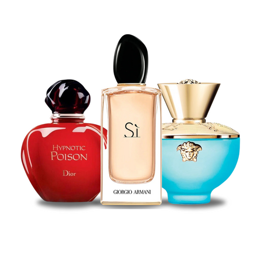 Set 3 parfumuri HYPNOTIC POISON, SÌ și DYLAN TURQUOISE 100 ml