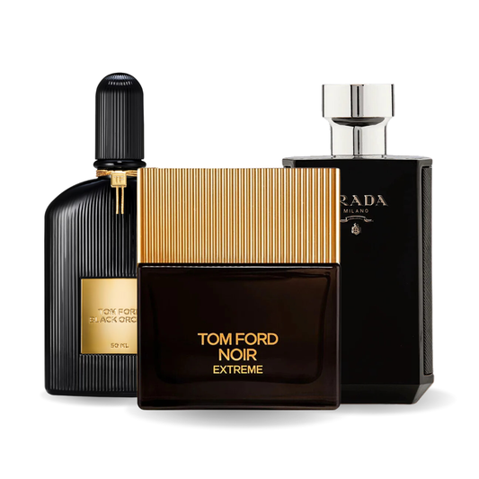 Set 3 parfumuri BLACK ORCHID, NOIR EXTREME și PRADA INTENSE 100 ml